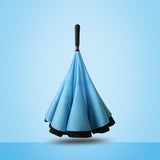 Reverse,umbrella,creative,straight,handle,standing,umbrella