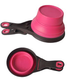 Scoop,Folding,Water,Sealing,Silicone,Collapsible,Spoon,Holder