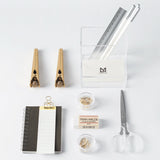 A&MAISON,Delicate,Desktop,Storage,Clear,Acrylic,Gadget,Crafts,Parts,Organzier