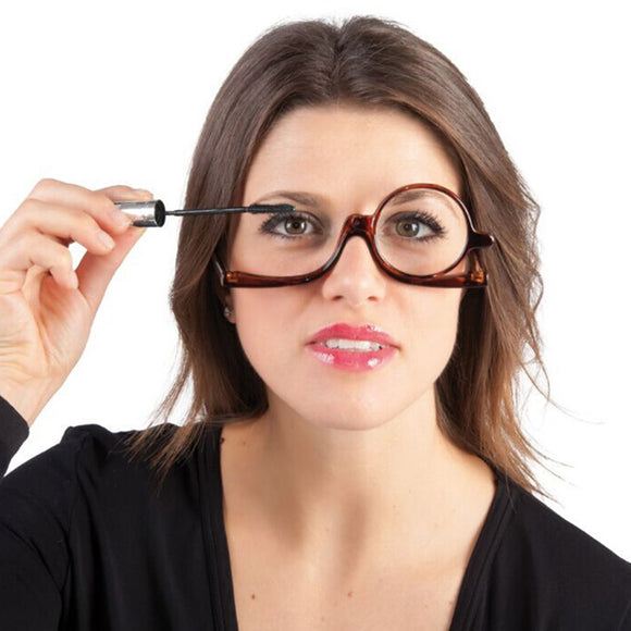 Womens,Magnifying,Makeup,Reading,Glasses,Folding,Cosmetic,Glasses
