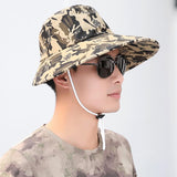 Cotton,Protection,Bucket,Outdoor,Fishing,String,Climbing,Breathable,Sunshade