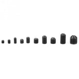 Suleve,MXCH13,300Pcs,Black,Socket,Screws,Screw,Allen,Point,Assortment,Grade,Carbon,Steel