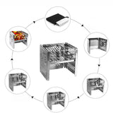 IPRee,Outdoor,Foladble,Barbecue,Grill,Cooking,Stove,Burner,Furnace,Camping,Picnic