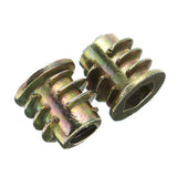 Suleve,M10ZN1,50Pcs,Alloy,Furniture,Socket,Drive,Threaded,Insert