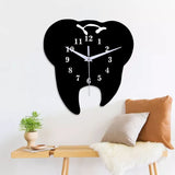 Emoyo,ECY056,Tooth,Shape,Clock,Quartz,Clock,Clock,Office,Decorations