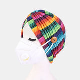 Printed,Beanie,National,Style,Button,Mountable,Prevent,Strangulation