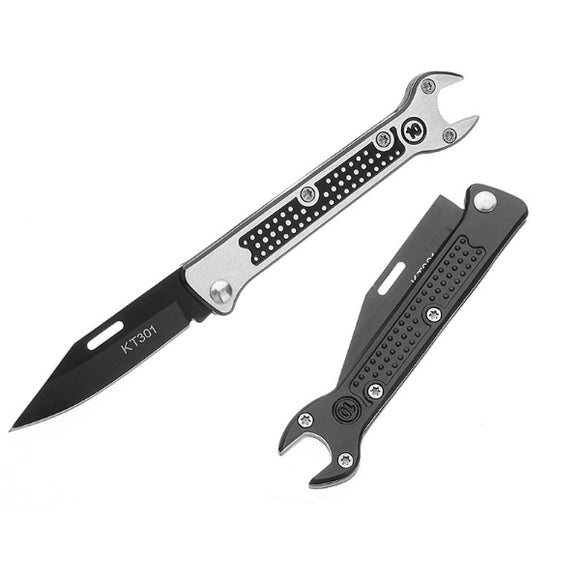 KT301,148mm,Stainless,Steel,Pocket,Folding,Blade,Multifunctional,Wrench,Outdoor,Survival,Tools