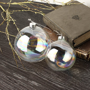 Christmas,Iridescent,Glass,Ornament,Hanging,Wedding,Decorations