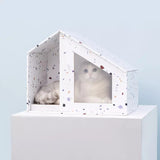 Furrytail,Comfortable,House,Sizes,House,Foldable,Corrugated,Paper,House,Scratching,Board,accessories