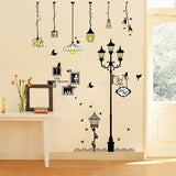 Creative,Cartoon,Chandelier,Sticker,Removable,Household,Decor,Waterproof,Stickers