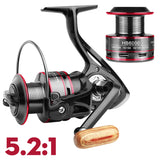 ZANLURE,Spinning,Fishing,Metal,Spool,Folding,Right,5.2:1