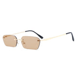 Unisex,Vogue,Vintage,Metal,Marine,Frameless,Sunglasses,Outdoor,Travel,Beach,Sunglasses