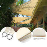 Triangle,Shade,Water,Resistant,Canopy,Patio,Garden,Awning