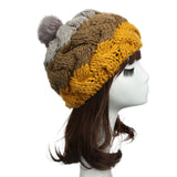 Women,Female,Knitted,Rabbit,Beanie,Adjustable,Elastic,Beret