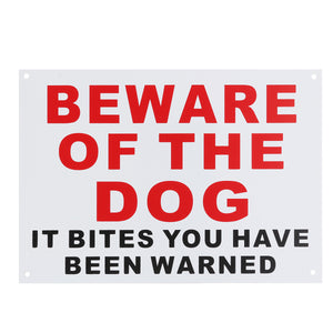 Beware,Bites,Warned,Plastic,Sticker,Security,Signs,Waterproof
