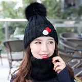 Women,Windproof,Thicken,Velvet,Scarf,Winter,Earmuffs,Beanie