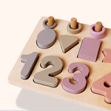 Wooden,Rings,Montessori,Counting,Board,Preschool,Learning,Gifts