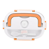 Stainless,Steel,Electric,Heated,Lunch,Heating,Bento,Warmer,Spoon,Lunch