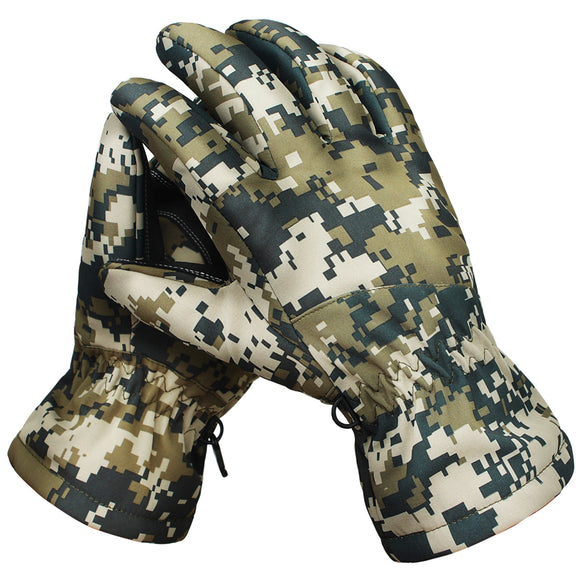 Winter,Waterproof,Tactical,Gloves,Camouflage,Genuine,Leather,Sports,Gloves