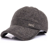 Woolen,Thicken,Flaps,Baseball,Adjustable,Snapback