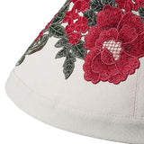 Women,Summer,Outdoor,Embroidery,Flower,Casual,Sunshade,Visor