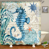 71X71,Ocean,Animal,Types,Waterproof,Bathroom,Shower,Curtain"