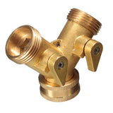 Standard,Brass,Garden,Irrigation,Shape,Adapter,Splitter,Faucet,Manifold,Connector"