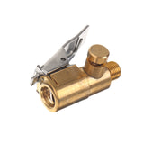 Brass,Wheel,Inflate,Valve,Clamp,Connector,Adapter