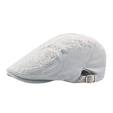 Summer,Womens,Embroidered,Printting,Beret,Adjustable,Gatsby,Visor