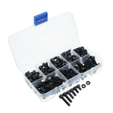 Suleve,M4CH1,Carbon,Steel,Socket,Screws,Bolts,Assortment,250Pcs