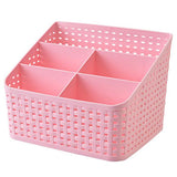 Imitation,Rattan,Colorful,Multifunctional,Cosmetics,Remote,Control,Desktop,Storage,Basket