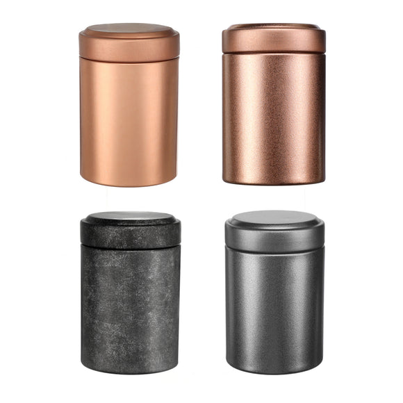 Round,Pocket,Metal,Canisters,Container,Sugar,Coffee,Storage,Parts,Storage