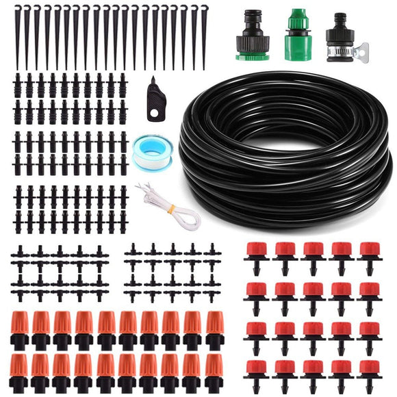 166Pcs,Automatic,Irrigation,Plant,Watering,Cooling,Irrigation,System,Greenhouse