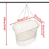 Hanging,Indoor,Hammock,Portable,Child,Cradle,Chair,Swing,Outdoor,White