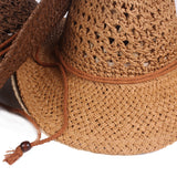 Women,Summer,Outdoor,Handmade,Straw,Breathable,Sunshade