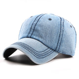 Washed,Cotton,Cowboy,Baseball,Casual,Sunscreen,Adjustable