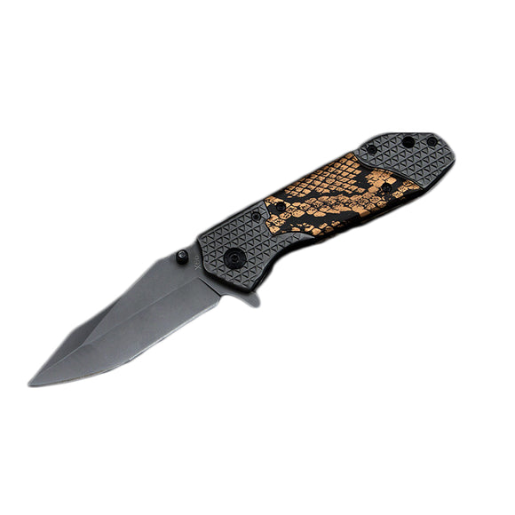 200mm,Stainless,Steel,Folding,Knife,Outdoor,Survival,Tools,Hiking,Climbing,Multifunctional,Knife,Random,Pattern