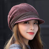 Womens,Vogue,Earmuffs,Beret,Outdoor,Travel,Bonnet