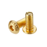 Suleve,M4AH3,50Pcs,Titanium,Plated,Socket,Button,Screws,Alloy,Steel,Grade,Screw,M4*10