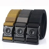 125CM,Camouflage,Nylon,Tactical,Outdoor,Leisure,Canvas,Waist,Belts,Automatic,Alloy,Buckle