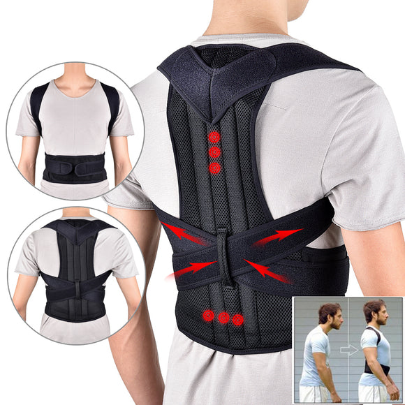 Adjustable,Support,Posture,Corrector,Shoulder,Lumbar,Spine,Support,Protector