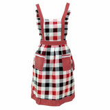 Honana,Women,Kitchen,Aprons,Dress,Restaurant,Kitchen,Pocket,Cooking,Funny,Cotton,Aprons