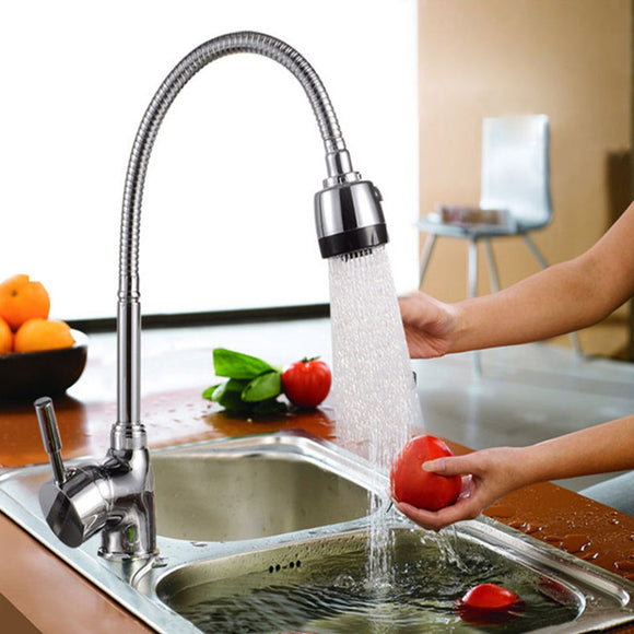 Kitchen,Swivel,Spout,Single,Handle,Faucet,Spray,Mixer