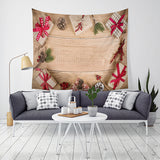 Loskii,Christmas,Tapestry,Santa,Print,Hanging,Tapestry,Decor,Christmas,Decorations
