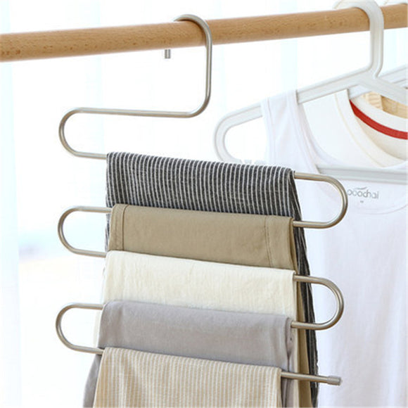 Mrosaa,layers,Shape,MultiFunctional,Clothes,Hangers,Pants,Storage,Hangers,Cloth,Multilayer,Storage,Cloth,Hanger