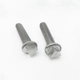 Suleve,M6ST1,50Pcs,External,Triangle,Theft,Stainless,Steel,Machine,Screw,Triangular,Washer