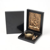 Resin,Statue,Candle,Holder,Spiritual,Meditation,Table,Candlestick,Decorations