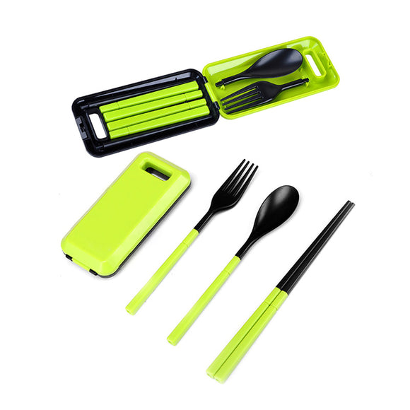 Spoon,Chopstick,Folding,Tableware,Camping,Picnic,Travel,Portable,Chinese,Dinnerware