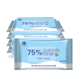XINQING,Packs,10Pcs,Medical,Alcohol,Wipes,99.9%,Antibacterial,Disinfection,Cleaning,Wipes,Disposable,Wipes,Cleaning,Sterilization,Office,School