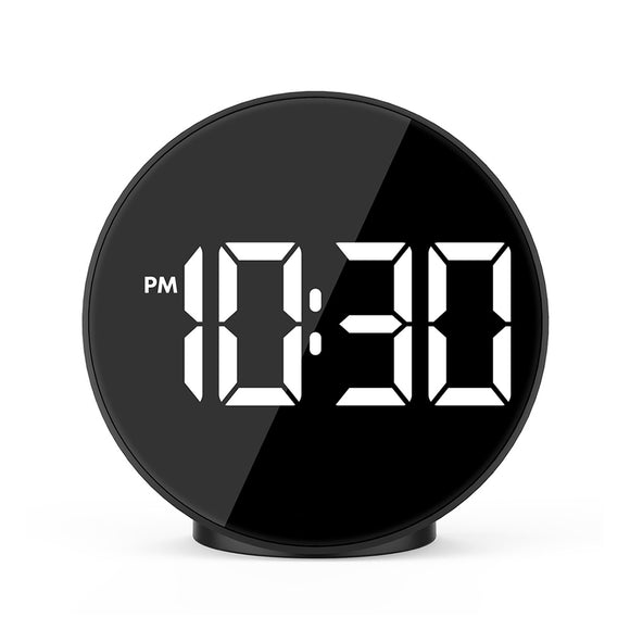 FanJu,Digital,Alarm,Clock,Voice,Control,Night,Large,Temperature,Decor,Table,Clock,Light